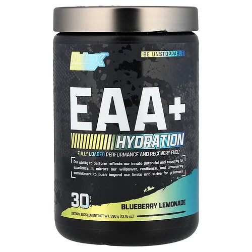 Nutrex Research, EAA + Hydration, Limonada de arándanos azules, 390 g (13,76 oz)