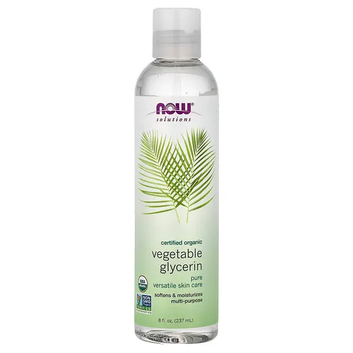 NOW Foods, Solutions, Glicerina Vegetal Orgánica, 237 ml (8 fl oz)