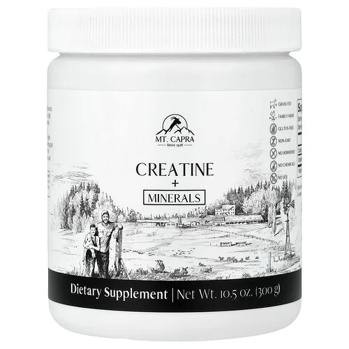 Mt. Capra, Creatina con minerales, 300 g (10,5 oz)