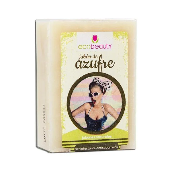 Jabon de Azufre 100 gr Eco Beauty