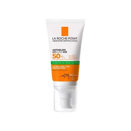 Protector Solar Rostro Anthelios Toque Seco SPF50+ Piel Sensible 50 ml