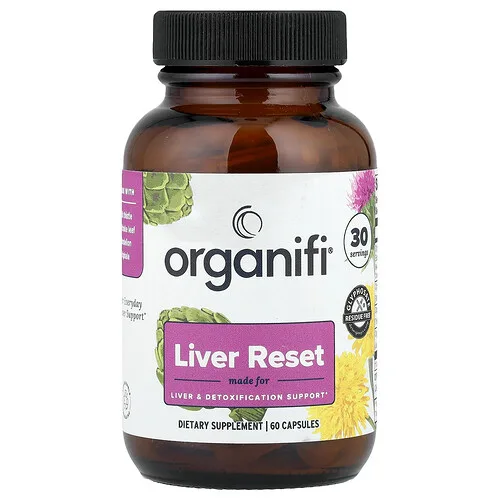 Organifi, Restablecimiento hepático, 60 cápsulas