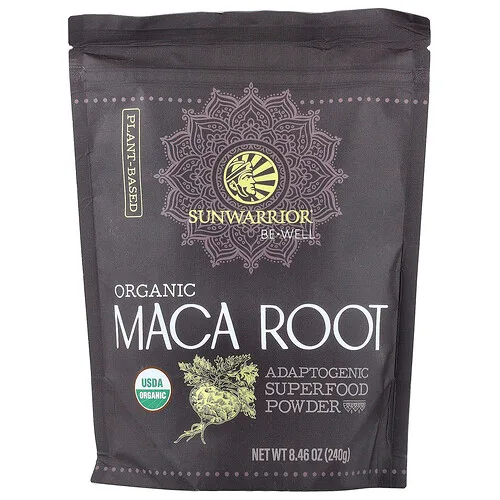 Sunwarrior, Raíz de maca orgánica, 240 g (8,46 oz)