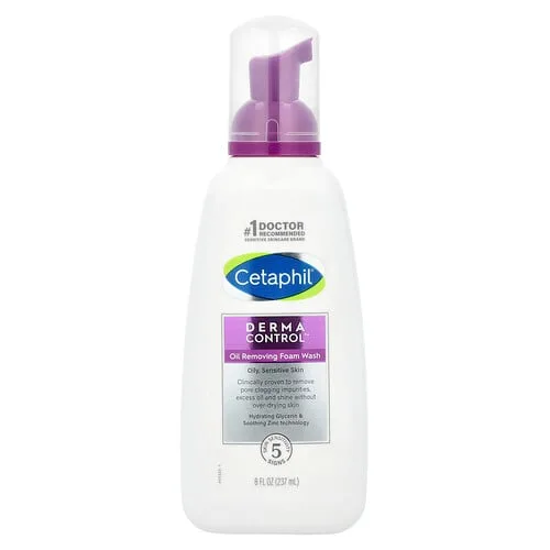 Cetaphil, Derma Control™, Espuma de limpieza para eliminar la grasa, 237 ml (8 oz. líq.)
