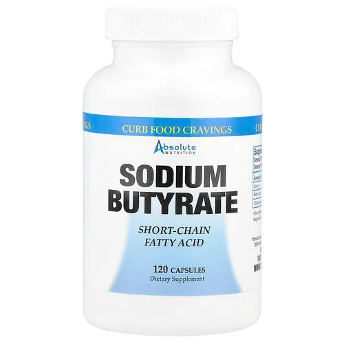 Absolute Nutrition, Butirato de sodio, 120 cápsulas