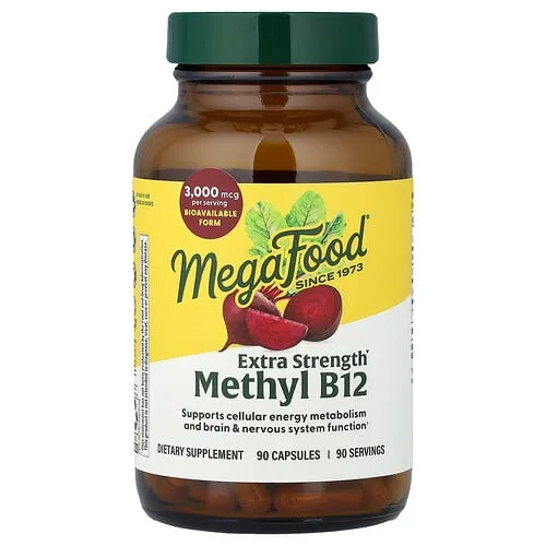 MegaFood, Metil B12, 90 cápsulas