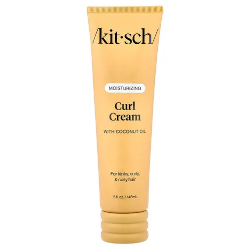 Kitsch, Crema humectante para rizos con aceite de coco, 148 ml (5 oz. líq.)