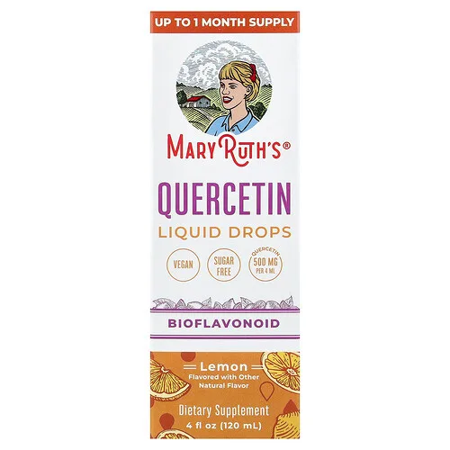 MaryRuth's, Gotas de quercetina líquida, Limón, 120 ml (4 oz. líq.)