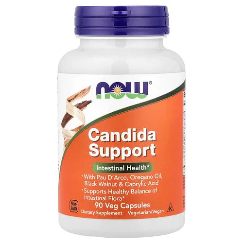 NOW Foods, Refuerzo para la cándida, 90 cápsulas vegetales