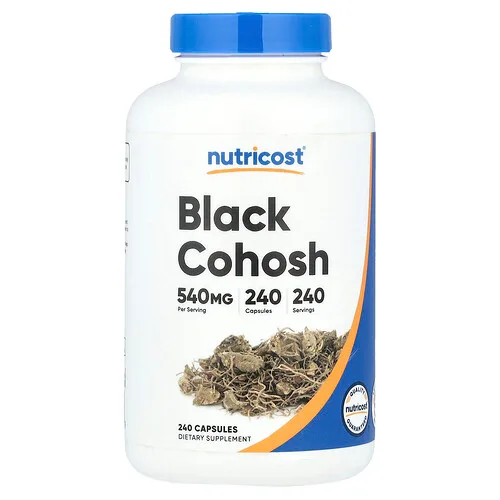 Nutricost, Cimífuga, 540 mg, 240 cápsulas