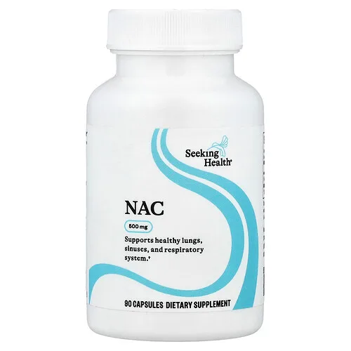 Seeking Health, NAC, 500 mg, 90 cápsulas