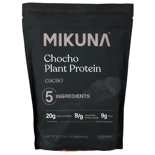 MIKUNA, Proteína de origen vegetal, Chocho, Cacao, 645 g (1,42 lb)
