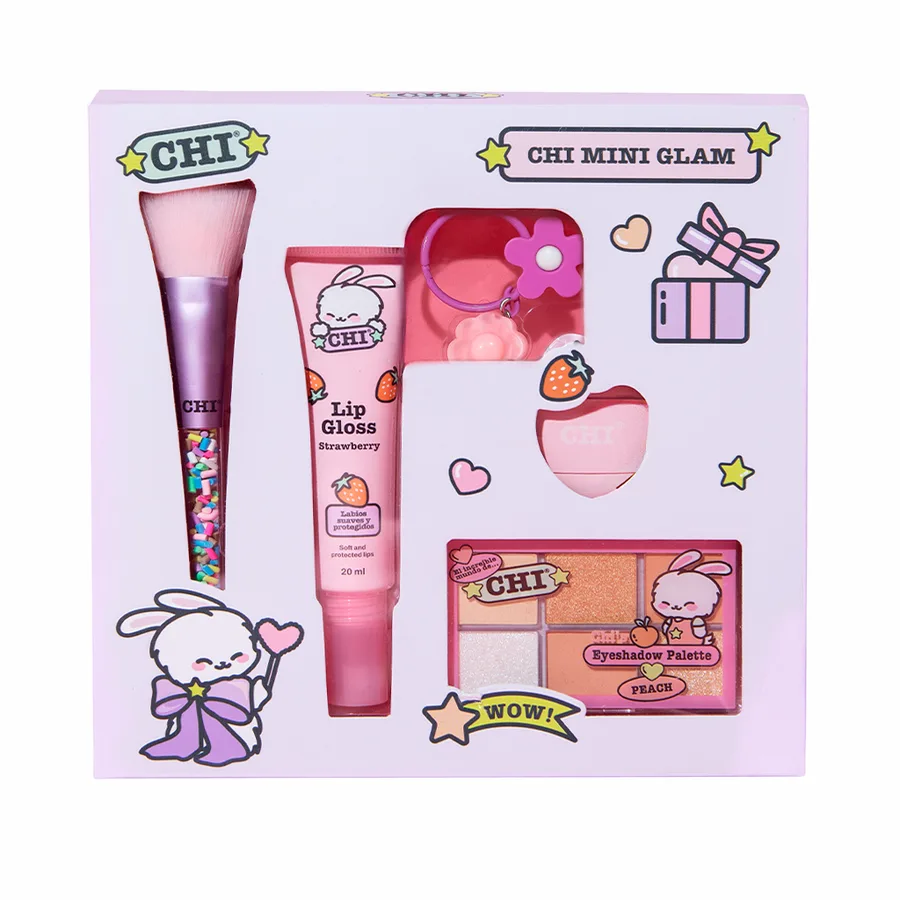 Mini Glam Set Chi Brochas, pinceles y accesorios de maquillaje