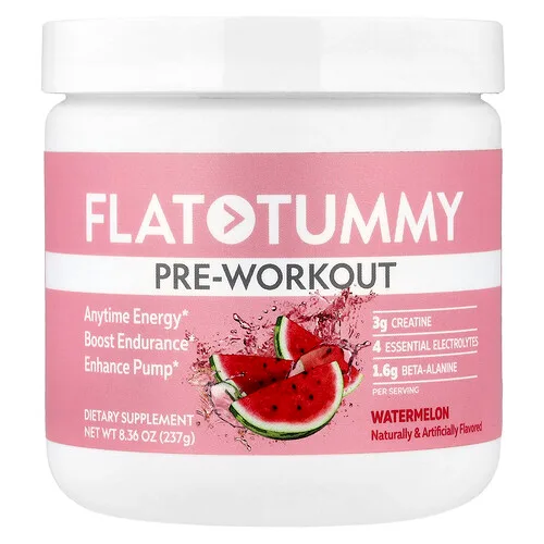 Flat Tummy, Preentrenamiento, Sandía, 237 g (8,36 oz)