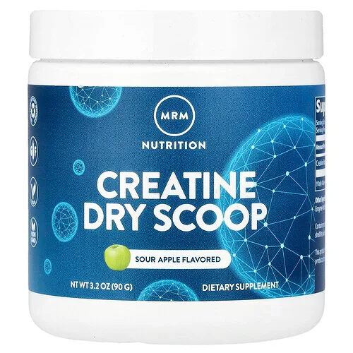MRM Nutrition, Cucharada en polvo de creatina, Manzana ácida, 90 g (3,2 oz)