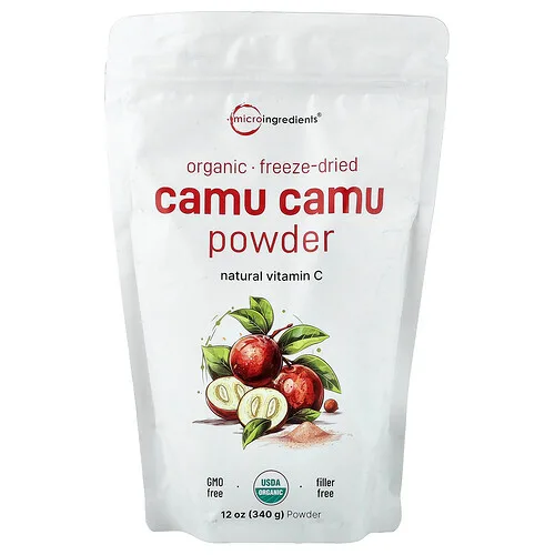 Micro Ingredients, Camu-camu orgánico en polvo, Liofilizado, 340 g (12 oz)