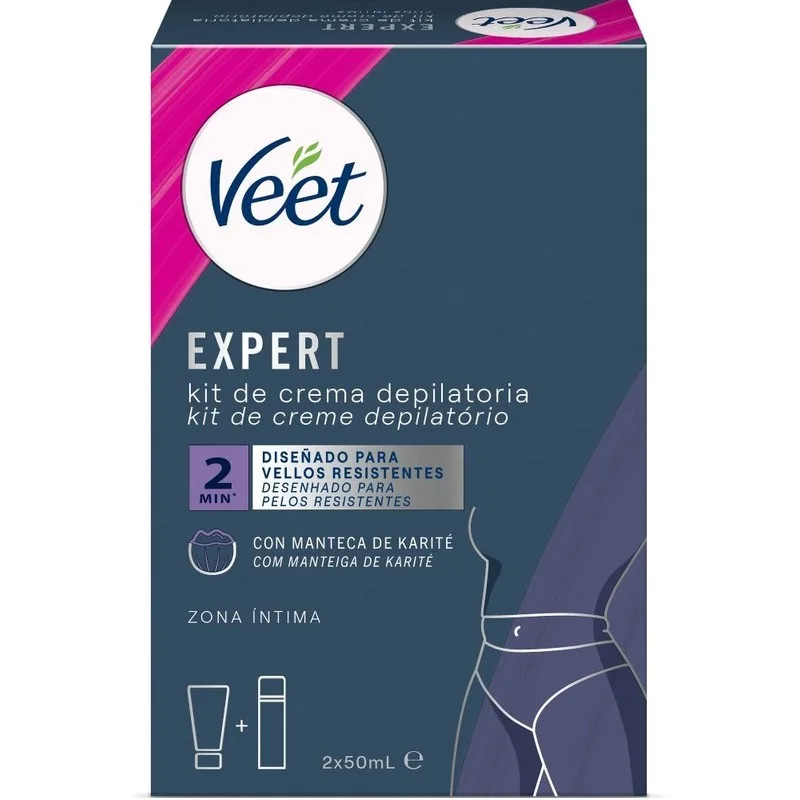 Expert Kit de Crema Depilatoria Zona Íntima 50 ml