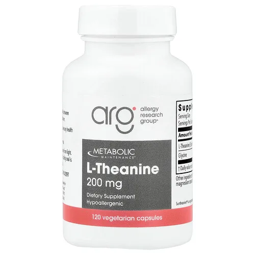 Metabolic Maintenance, L-teanina, 120 cápsulas vegetales