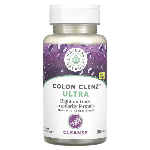 Natural Balance, Ultra Colon Clenz, 60 cápsulas vegetales