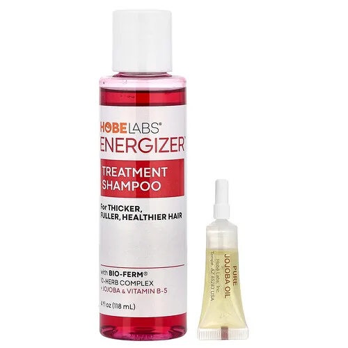 Hobe Labs, Energizer™, Champú de tratamiento, Para cabello más grueso, voluminoso y saludable, 118 ml (4 oz. líq.)