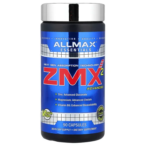ALLMAX, ZMX2 avanzado, 90 cápsulas