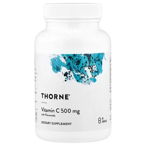 Thorne, Vitamina C con flavonoides, 90 cápsulas