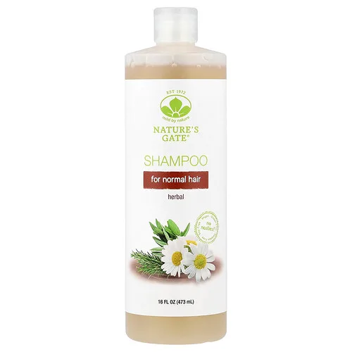 Mild By Nature, (Nature's Gate), Champú herbal para cabello normal, 473 ml (16 oz. líq.)