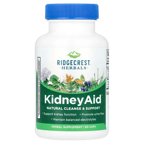 RidgeCrest Herbals, KidneyAid™, 60 cápsulas