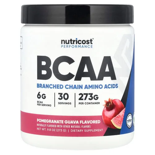 Nutricost, Performance, BCAA, Granada y guayaba, 273 g (9,8 oz)