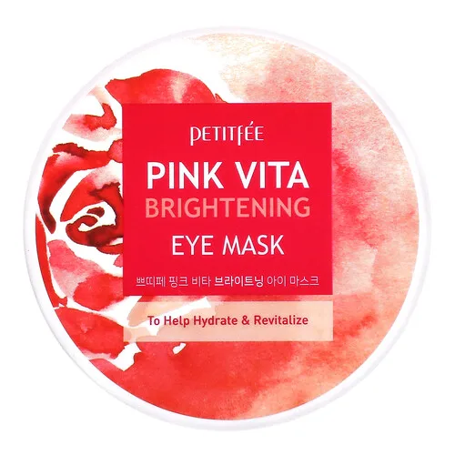 PETITFEE - Pink Vita Brightening Eye Mask - 60piezas