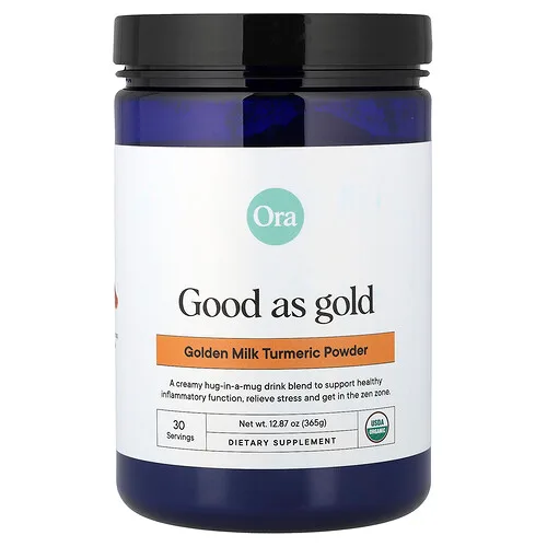 Ora, Good As Gold, Leche dorada y cúrcuma en polvo, 365 g (12,87 oz)