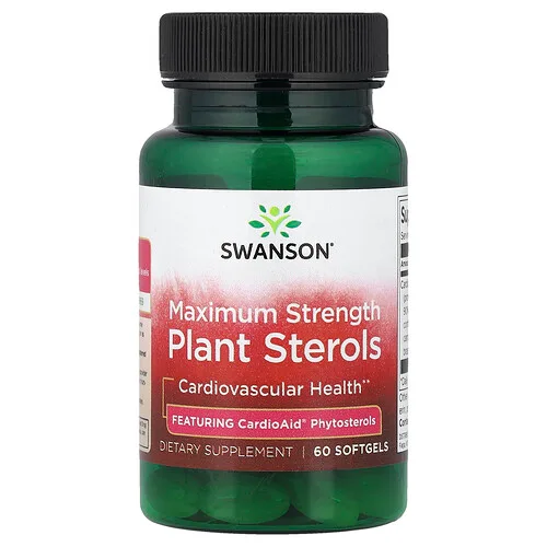 Swanson Vitamins, Esteroles vegetales, Concentración máxima, 60 cápsulas blandas