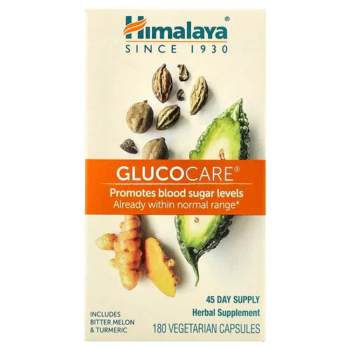 Himalaya, GlucoCare®, 180 cápsulas vegetales