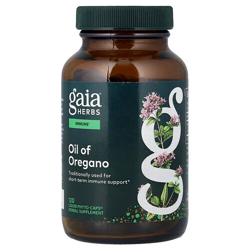 Gaia Herbs, Aceite de orégano, 120 cápsulas líquidas Phyto-Caps® (230 mg por cápsula)