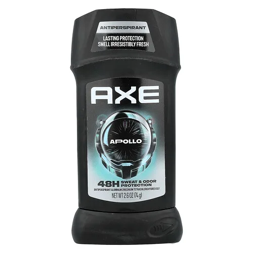 AXE, Antitranspirante, Protección 48 horas contra el sudor y los olores, Apolo, 74 g (2,6 oz)