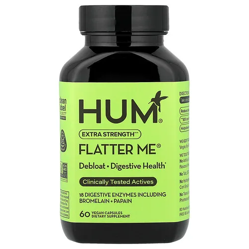 HUM Nutrition, Flatter Me®, 60 cápsulas veganas