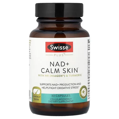 Swisse, Plus, NAD+ Calm Skin, 30 cápsulas