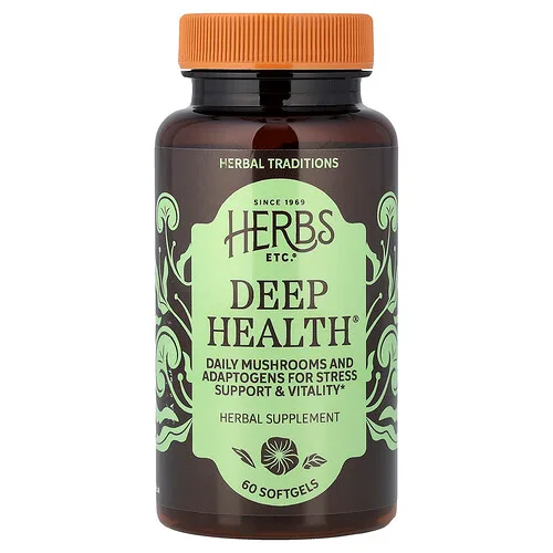 Herbs Etc., Deep Health®, 60 cápsulas blandas