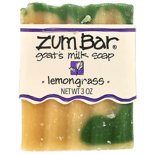ZUM, Barra de jabón con leche de cabra, Limoncillo, Zum Bar®, 85 g (3 oz)