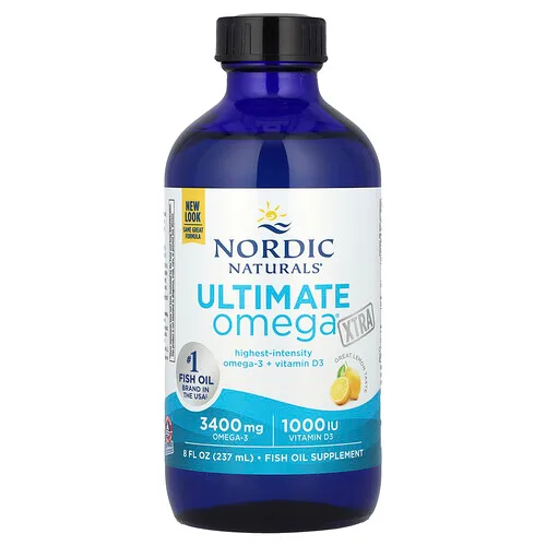 Nordic Naturals, Ultimate Omega Xtra, Limón, 237 ml (8 oz. líq.)