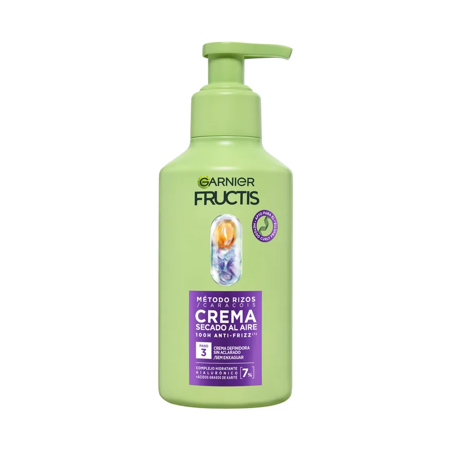 Fructis Método Rizos Crema de Secado al Aire Paso 3 260 ml