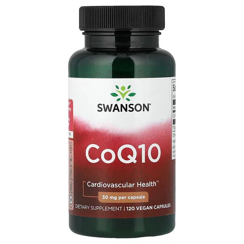 Swanson Vitamins, CoQ10, 30 mg, 120 cápsulas veganas