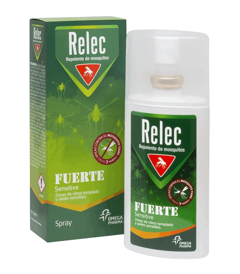 Relec Fuerte Sensitive Repelente Mosquitos Spray 75ML
