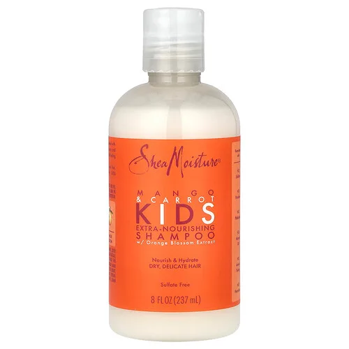 SheaMoisture, Champú extranutritivo para niños, Mango y zanahoria, 237 ml (8 oz. líq.)