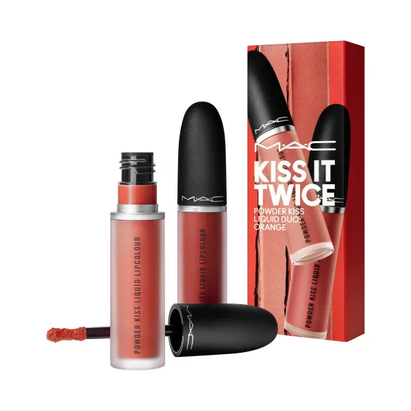 Kiss It Twice Powder Kiss Duo Estuche de Labiales (982 Marrakesh-mere y 998 Sorry not Sorry)