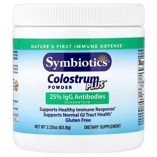 Symbiotics, Colostrum Plus®, Calostro en polvo, 63,8 g (2,25 oz)
