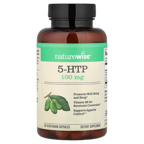 NatureWise, 5-HTP, 120 cápsulas vegetales