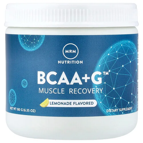 MRM Nutrition, BCAA+G™, Recuperación muscular, Limonada, 180 g (6,35 oz)