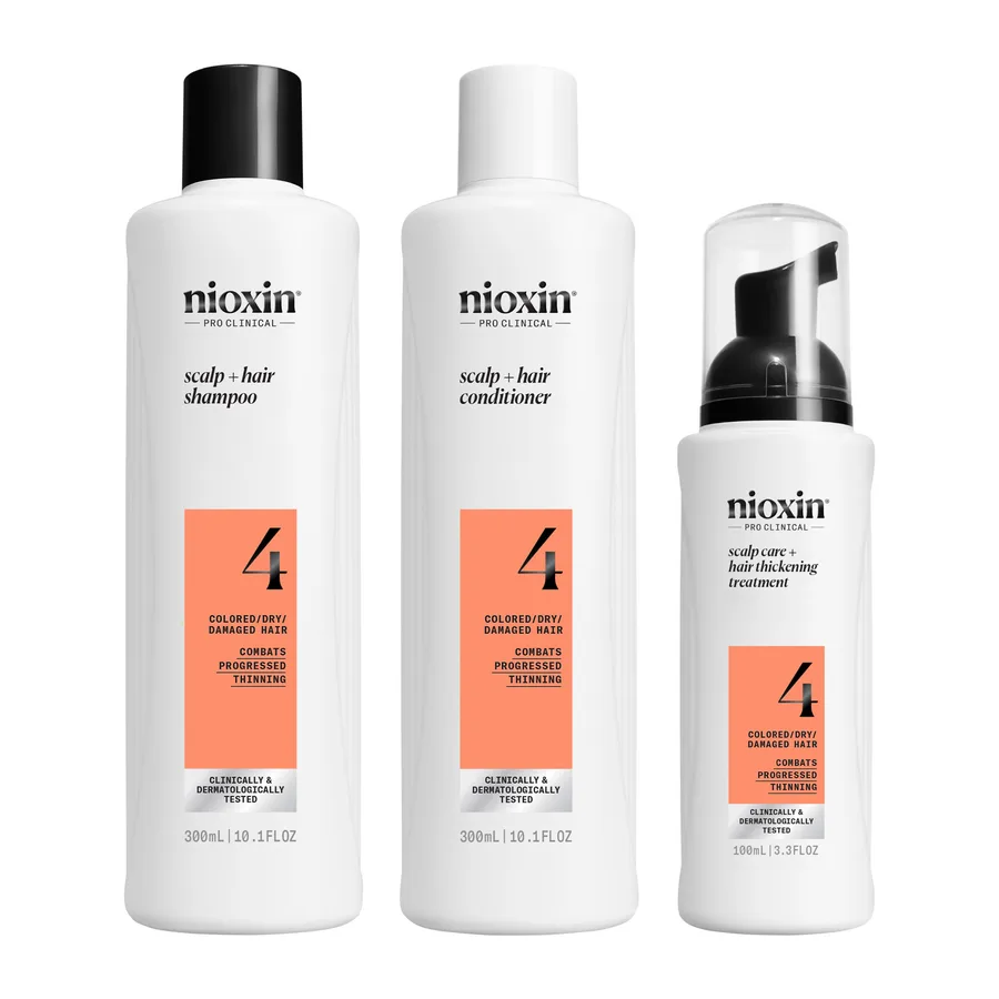 Kit Sistema 4 Tratamiento Cabello Teñido Debilitamiento Avanzado 300 ml