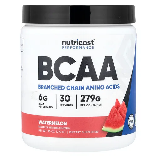 Nutricost, Rendimiento, BCAA, Sandía, 279 g (10 oz)